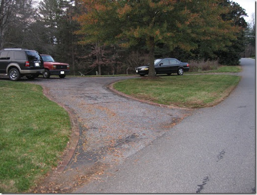 half circle driveway