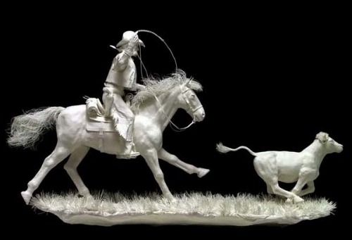 Paper Sculptures by Allen and Patty Eckman Seen On www.coolpicturegallery.net