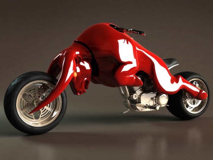 Motorcycle Based on Famous Logos Seen On www.coolpicturegallery.net