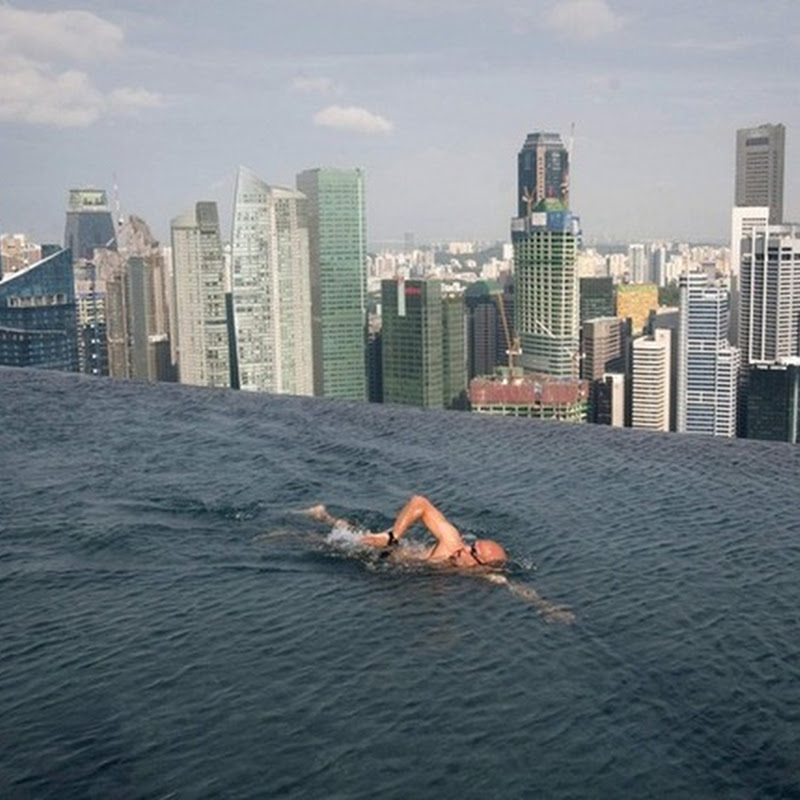 Infinity Pool at Marina Bay Sands Hotel