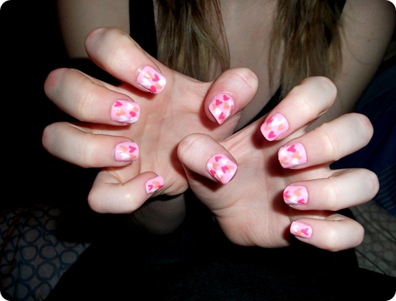 HEART NAILS 2