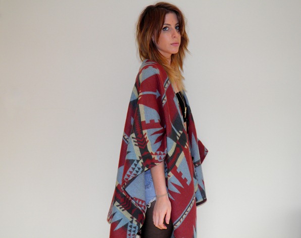 ASOS AZTEC CAPE 3