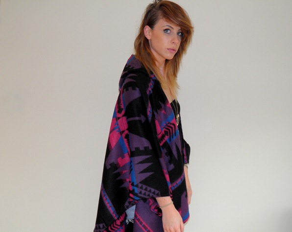 ASOS AZTEC CAPE 4