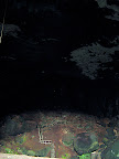 looking into the cave - it's big.