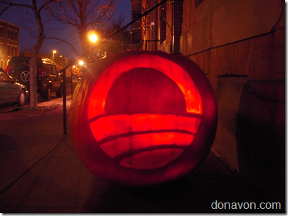 Obama Halloween Pumpkin