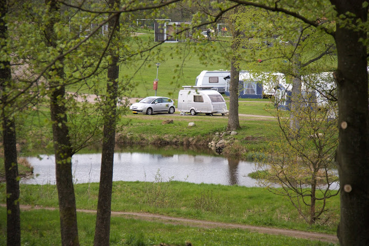 Een mooi plekje op de Röstänga camping.