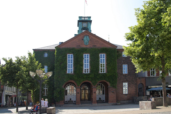 Een pleintje in Kolding.