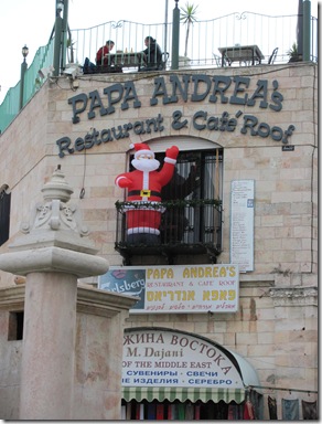 Santa in the Old City