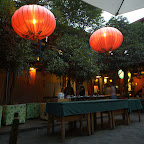 Innenhof des Hostels