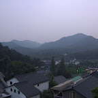 Blick vom Balkon des Hostels
