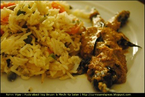[Rohini's H veg Biryani and Mirchi Ka Salan[4].jpg]