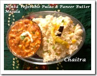 Chaitra's onb with veg pulao