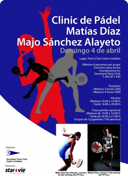 Clinic Padel Matias Diaz 4 abril de 2010