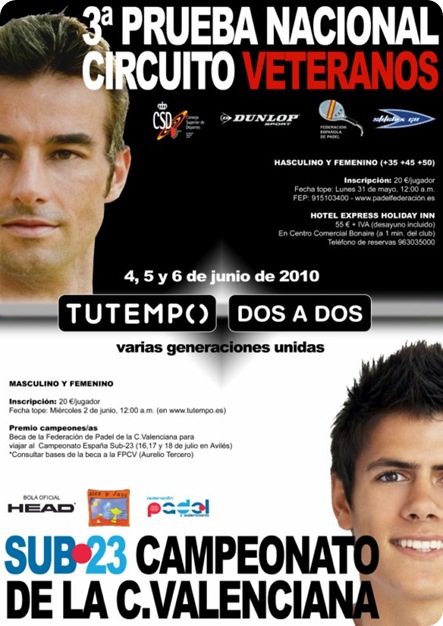 Campeonato Veterano y Sub 23 en el Club Tutempo 2 a 2