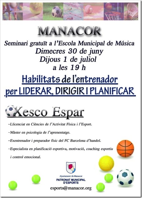 Conferencia XESCO ESPAR EN MANACOR