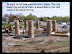MPAC eight round bale structural columns in place