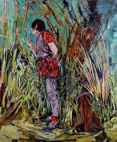 [[2007 - Hernan Bas] Mephistopheles at 17 (in his weed garden)[5].jpg]