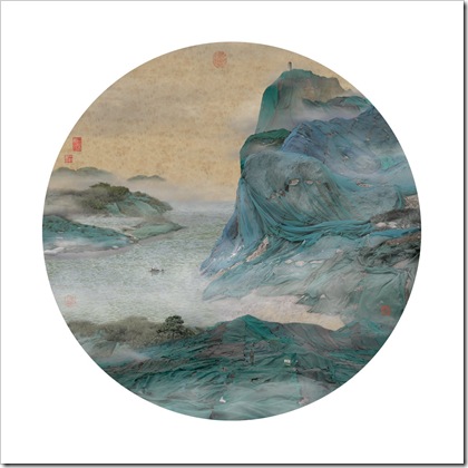 Clear cliff shrouded in floating clouds (2007)
