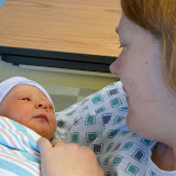 At the hospital with mommy. (February)