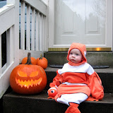 First Halloween, as Nemo. (October)