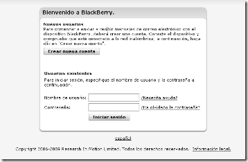 movistar blackberry