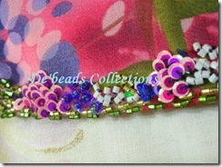 3 sari bunga, sequins dua lapisan DSCN7641