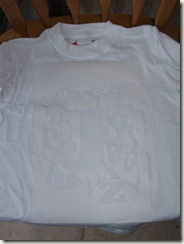 alphabet shirt stencil