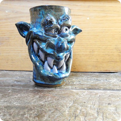 "Kirby, " a mug from Tom Phelp's Studio. "Kirby, " a mug from Tom Phelp's Studio.