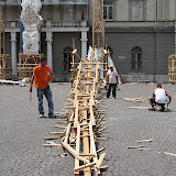 Il Giglio viene smontato