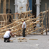 Il Giglio viene smontato