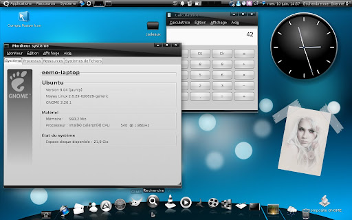 Raptor Ubuntu Desktop theme