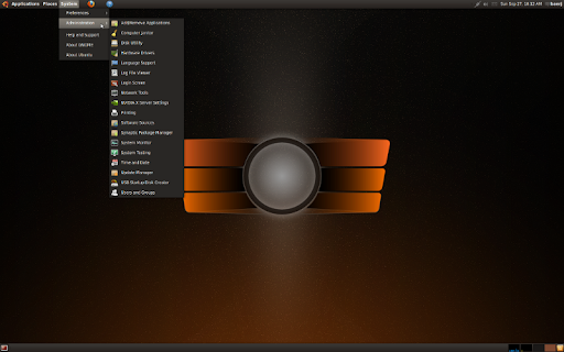 Night impression Gnome Desktop theme
