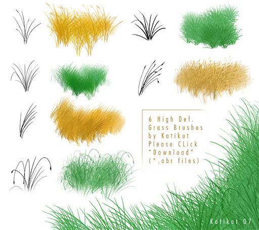 Grass Photoshop Brushes Grass Photoshop Brushes