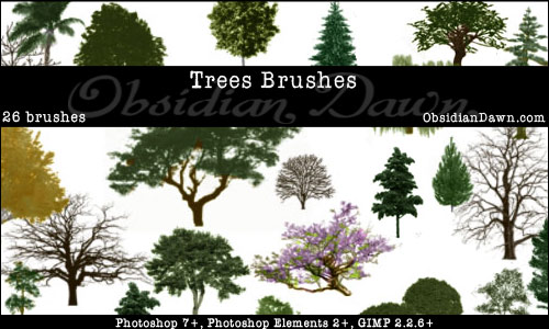 Free Tree Natural Brushes Free Tree Natural Brushes