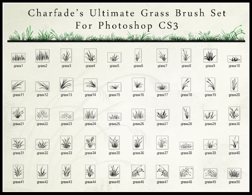 The Ultimate Grass Brush Set The Ultimate Grass Brush Set