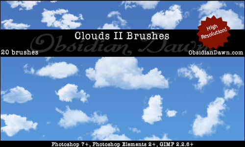 Clouds II Photoshop Brushes Clouds II Photoshop Brushes