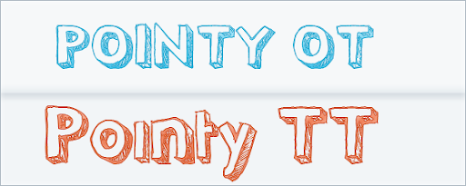 Pointy - Free Hand Drawn Font Pointy - Free Hand Drawn Font