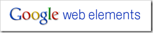 google web elements