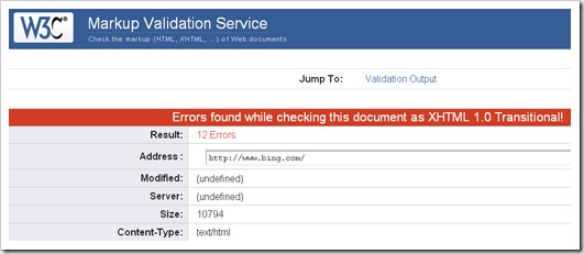 bing invalid html bing invalid html