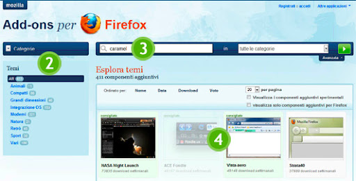 Come cambiare skin a Firefox