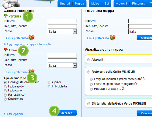 Come ottenere indicazioni stradali