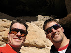 Sean and I with a little winter fat