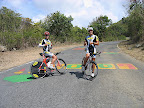 St Croix at the bottom of the beast 13-21% climb for just over 1km