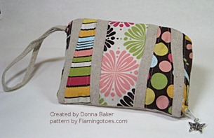 flamingotoes wristlet