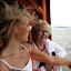 Mamma och Bea på Staten Island-färjan