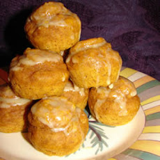 Mini Pumpkin Muffins with Orange Drizzle