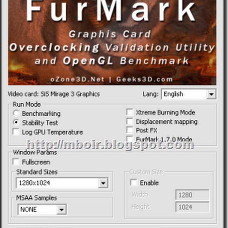 FurMark, Software Untuk Tes Kemampuan VGA