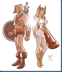 HeMan_SheRa_color_by_marciotakara