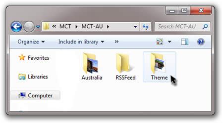 Windows 7 Hidden Themes Australia