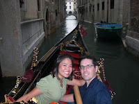 On a Gondola (wonderously over priced)